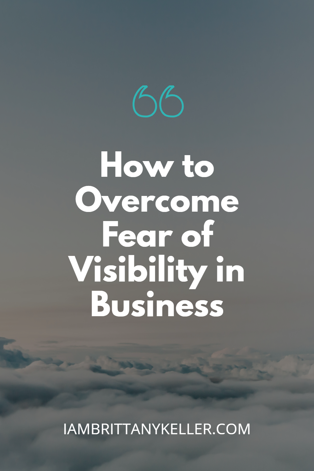 fear of visibility Fear of visibility graphic